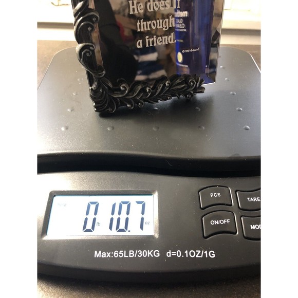 1993 Artmark Friendship Mirror Plaque – God’s Helping Hand Quote Frame,Christian - Picture 5 of 7